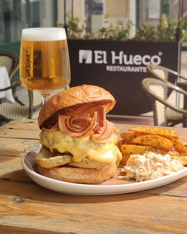 Restaurante el Hueco hamburguesa